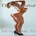 Horny woman French