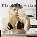 Naked hairy woman